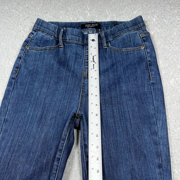 Judy Blue Jeans Womens Size 3 26 Blue Capri Fit Stretch Denim Mid Rise Casual - Picture 6 of 12